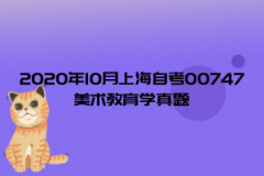 2020年10月上海自考00747美术教育学真题